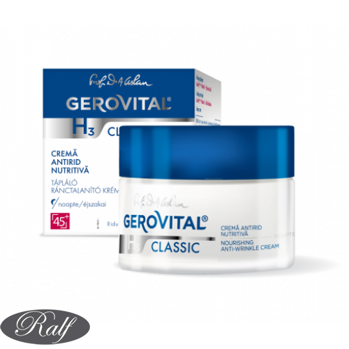Gerovital H3 Classic -crema antirid nutritiva  noapte