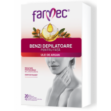 Farmec - benzi depilatoare pentru fata