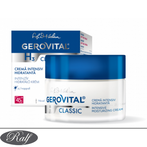 Gerovital H3 Classic - crema intensiv hidratanta de zi