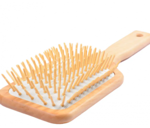 Perie dreapta pentru par, cu perna din cauciuc - Paleta - Keller