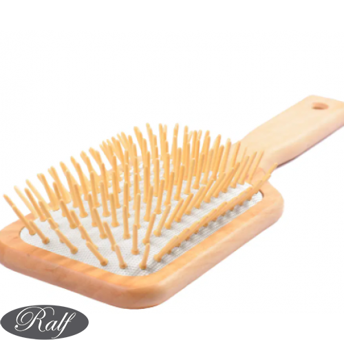 Perie dreapta pentru par, cu perna din cauciuc - Paleta - Keller