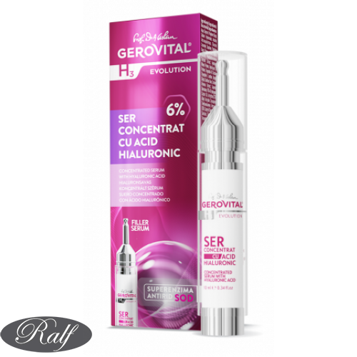 Gerovital H3 Evolution - ser concentrat cu Acid Hialuronic