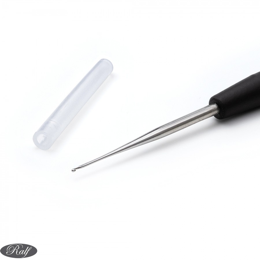 Croseta metalica cu maner din silicon, nr 0.60, 12.5 cm - Prym 175625