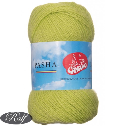 Canguro Pasha Mohair Uni, 10% Lana, 10% Mohair, 80% Acril, 100 gr, 375 metri